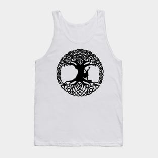 Deer & Celtic Tree Tank Top